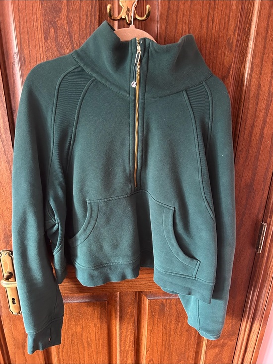 lululemon athletica Tops - Lululemon Cropped Half-Zip with Gold Hardware
